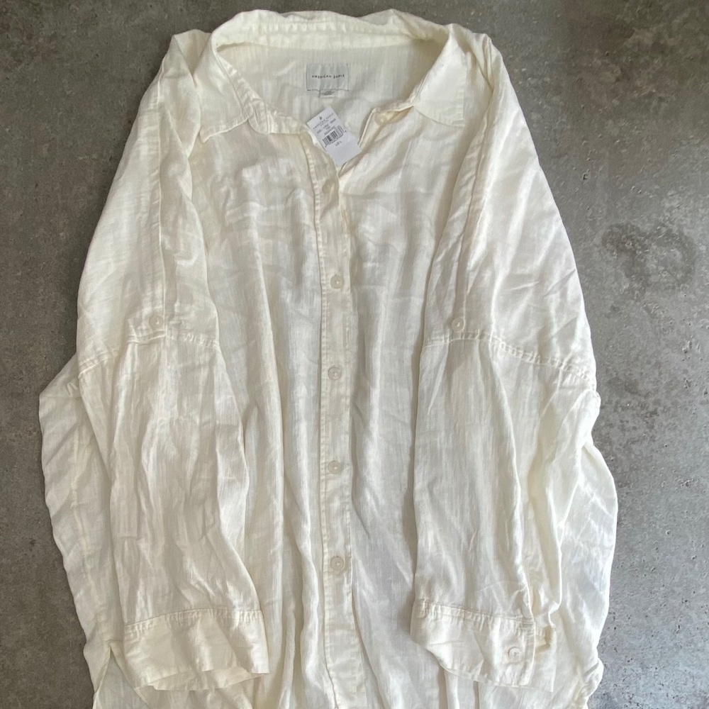 American Eagle Oversized Button-up Tunic